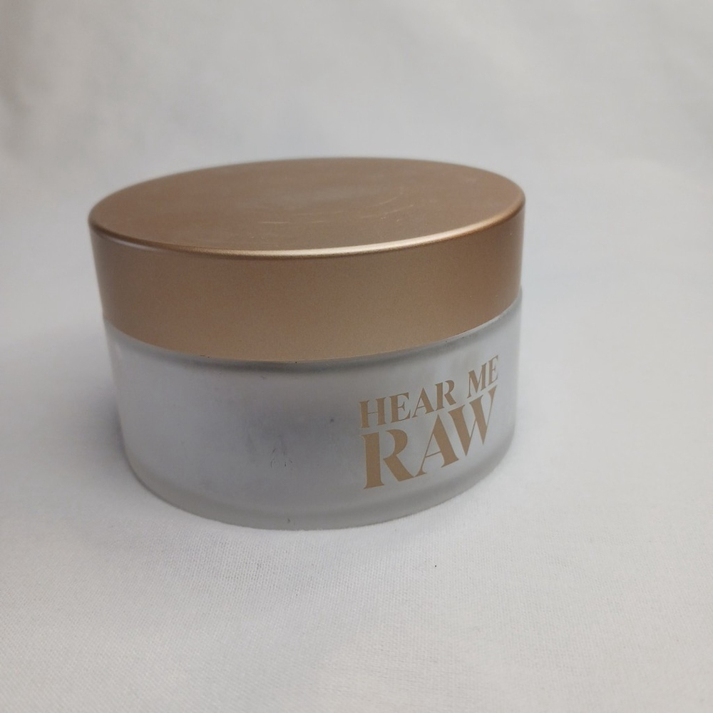 HEAR ME RAW ~ SKINCARE TREATMENT ~ 2.5 OZ Frosted Jar SEALED